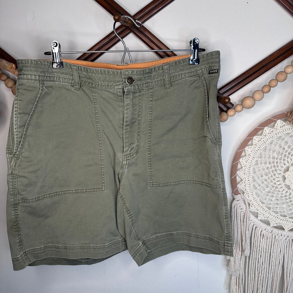 Howler Bros Clarksville Walk Green Shorts